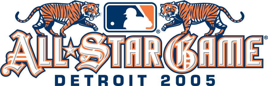 MLB All-Star Game 2005 Wordmark Logo vinyl decal